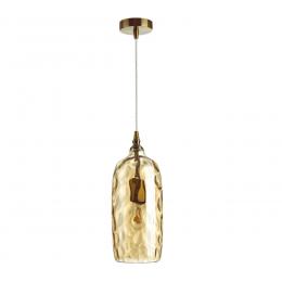 Odeon light 4769/1 PENDANT ODL21 373 янтарный/бронзовый Подвес E27 60W SITORA 